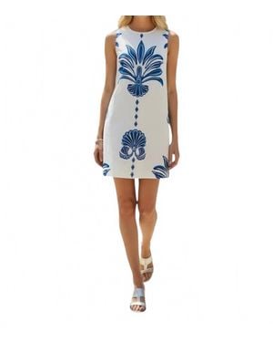 Beyond By Vera Frankie Mini Dress - Blue