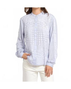 MAISON HOTEL Saint Remy Sophie Blouse - Blue