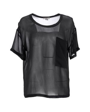Helmut Lang Helmut Sheer Ghost Top - Black