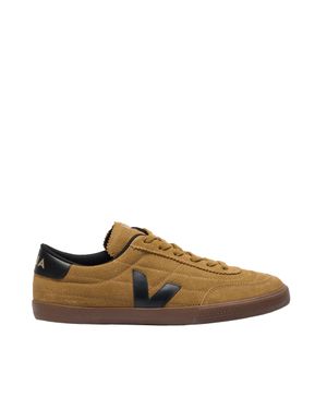Veja Suede Panel Sneakers With Organic Traced Leather - Brown