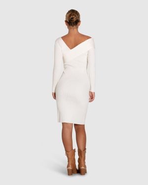 Belle & Bloom The Way You Move Knit Dress - White