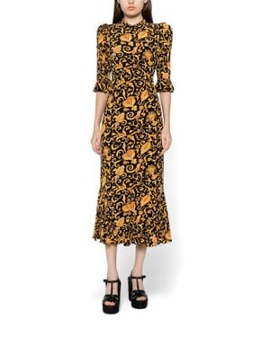 RHODE Felix Midi Dress - Metallic