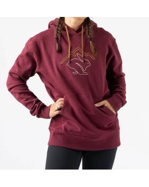 Rabbit All Gender Go-To Trai Hoodie - Red