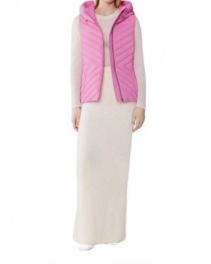 SOIA & KYO Estelle Hooded Vest - Pink