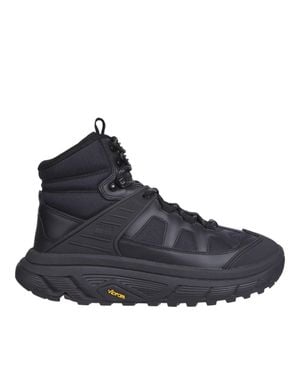 Tommy Hilfiger Leather Urban Padded Collar Boots - Blue