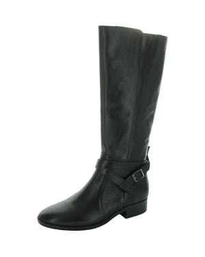 Naturalizer Rena 2 Harness Leather Knee-High Boots - Black