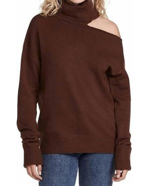 PAIGE Raundi Turtleneck Sweater - Brown