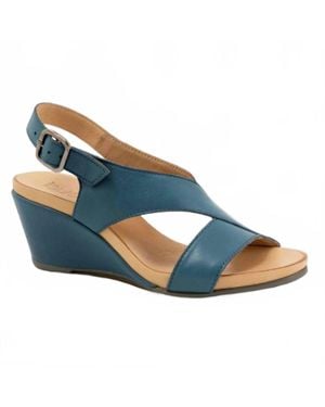 BUENO Ippy Wedge Sandal - Blue