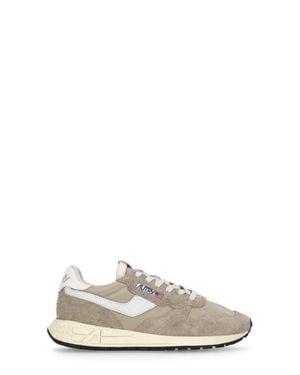 Autry Reelwind Low Suede Sneakers - White