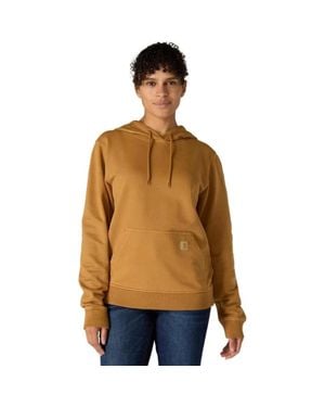 Carhartt Hoodie Relaxed Fit Midweight Kangaroo Pockets Jax1534 - Brown