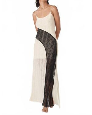 Second Skin by RD Style Mariposa Colorblock Maxi Dress - Black
