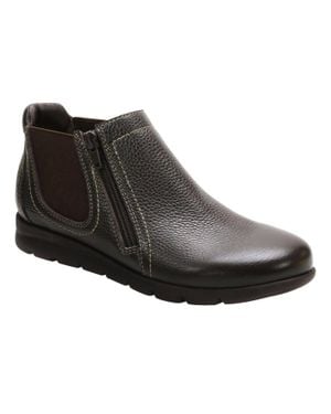 David Tate Popular Leather Ankle Boots - Black