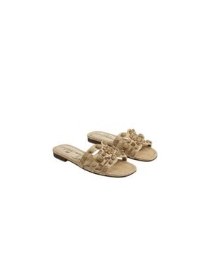Sam Edelman Bay Ray Slide Sandal - Metallic