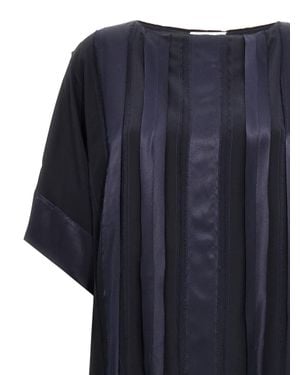 DI.LA3 PARI' Di. La3 Pari' Silk Long Dress - Blue