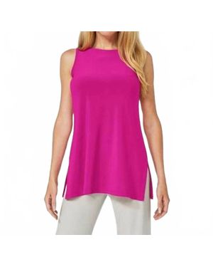 Sympli Sleeveless Ideal Tunic - Pink