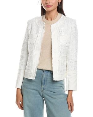 Nanette Lepore Tweed Jacket - White