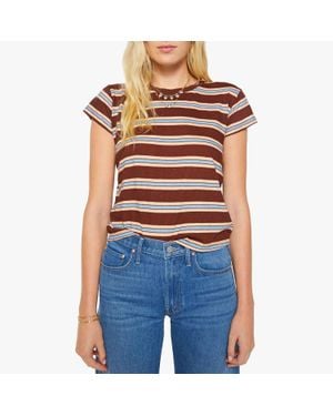 Mother Boxy Goodie Goodie Jersey Tee - Blue