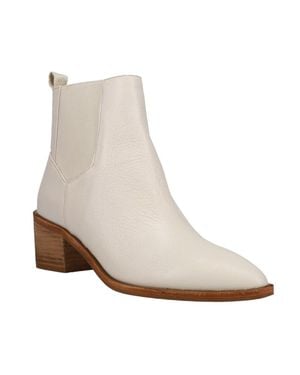 Chinese Laundry Filip Boots Leather Pull On Booties Jobb554 - Natural