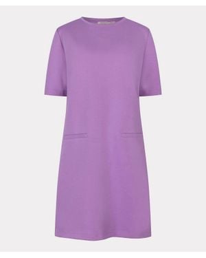 EsQualo Pocket Dress - Purple