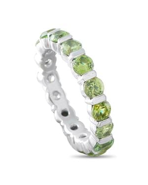 LB Exclusive 14K 2.40Ct Demantoid Garnet Eternity Band Ring Mf15-091426 - Green