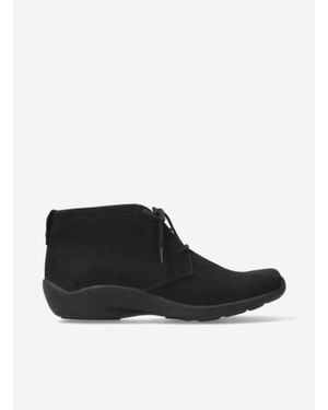 Wolky Mary Ankle-High Lace-Up Boot - Black
