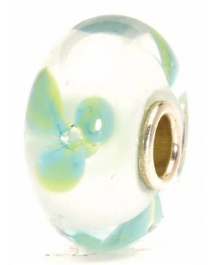 Trollbeads Flower Glass Bead Charm - Green