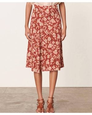 Vanessa Bruno Philae Midi Skirt - Red