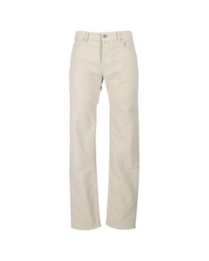 Jacob Cohen Bard Five-Pocket Slim-Leg Pants - Natural