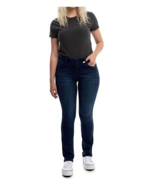 1822 Denim Better Butter Mid Rise Slim Straight Leg Jean - Blue