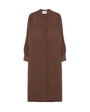 Alpha Studio Abito Chemisier Cioccolato - Brown