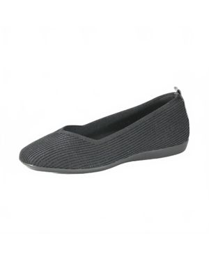 Bussola Valda Knit Ballet Flat - Black