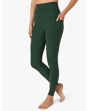 Beyond Yoga Spacedye Out Of Pocket High Waisted Midi Legging - Green