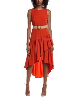 Pascale La Mode Midi Dress - Red