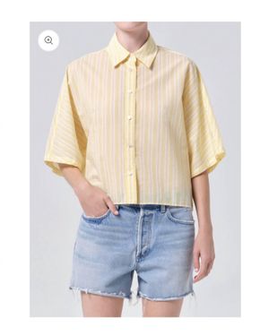 Agolde Merrin Shirt - Blue
