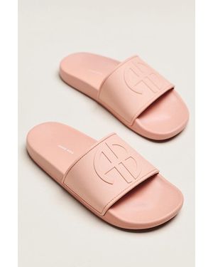 Anine Bing Isla Slide Sandals - Pink