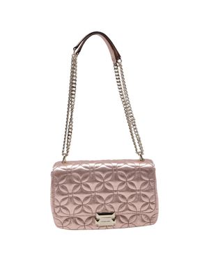 Michael Kors Quilted Sloan Studded Shoulder Bag - Pink