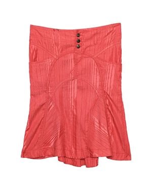 Just Cavalli Textured Cotton Mini Skirt