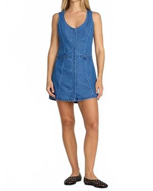 RVCA Lainey Mini Dress - Blue