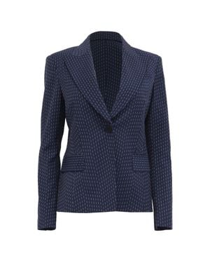 Altuzarra Patterned Single-Breasted Blazer - Blue