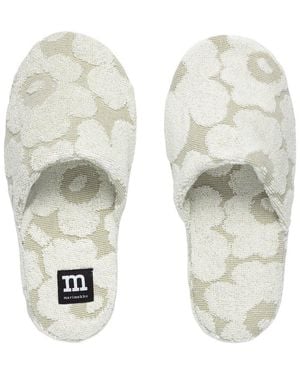 Marimekko Mini Unikko Slippers - White