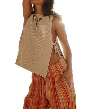 Free People Lizzie Sweater Top - Brown