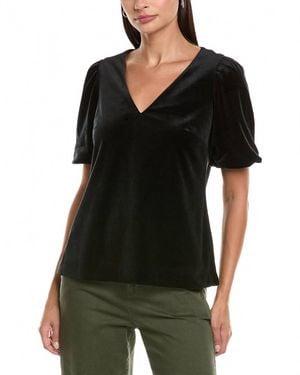 tyler boe Clair Velvet Topper - Black