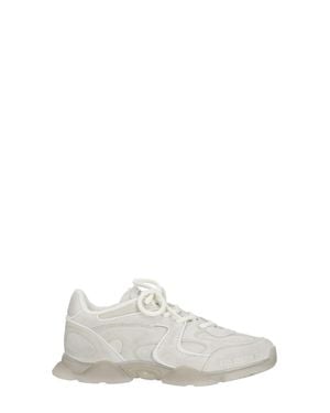 Axel Arigato Ivory Eris Suede-Blend Sneakers - White