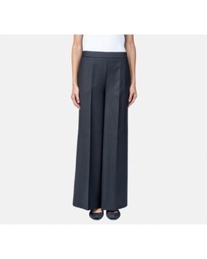 Via Masini 80 Wide Leg Pants - Blue
