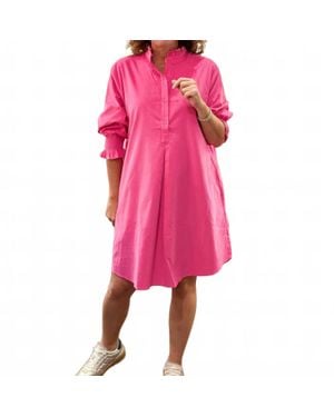 Caryn Lawn Kimberly Corduroy Mini Dress - Pink