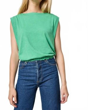 Lilla P Boatneck Top - Green