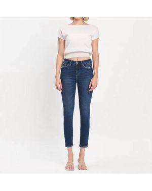 Flying Monkey High Rise Skinny Jeans - Blue