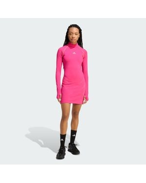 knee length dresses for ladies PLEATED LONG SLEEVE MIDI DRESS – Maggy London main image 1