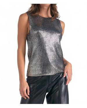 Elan Starlight Tank Top - Gray