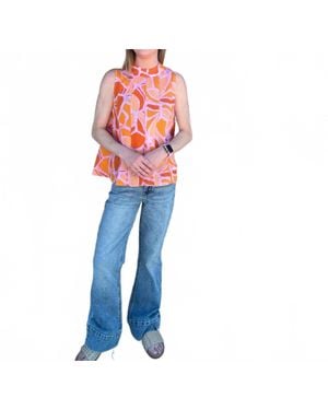 Thml Pattern Summer Top - Blue